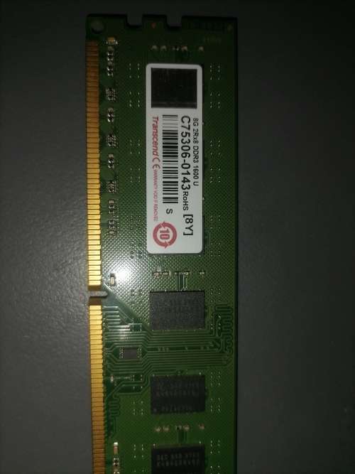 Trancend 8GB DDR3 1600MHZ RAM module