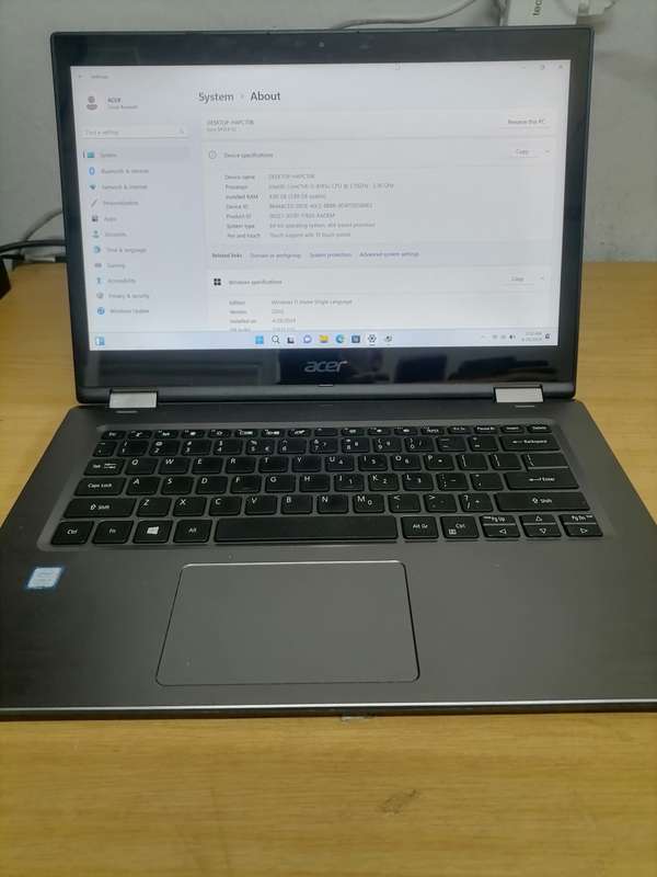 Acer Aspire Spin 3 Intel Core I3 2 in 1 laptop