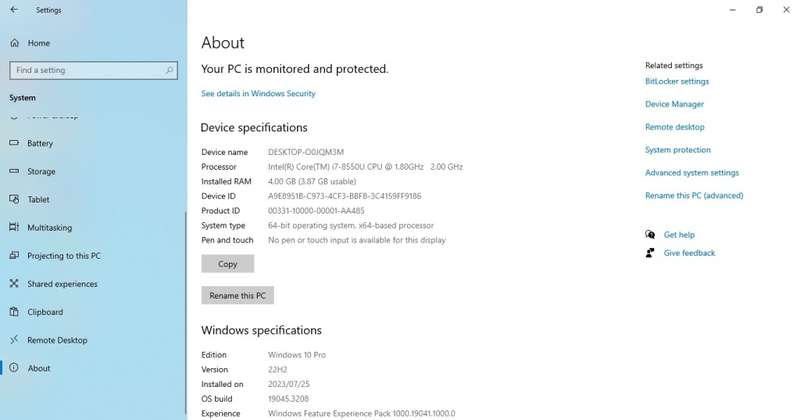 Lenovo Ideapad 130 15IKBN 8th Gen Intel Core i7-8550U