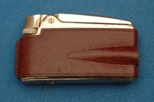 Ronson leather covered lighter