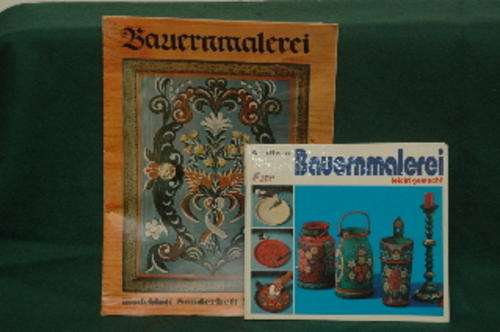 2 books on Bauenmalerei, German text