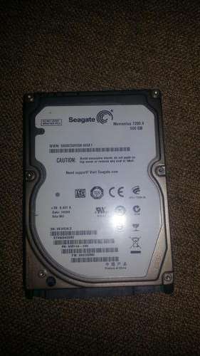 SEAGATE 500GB 2.5" SATA HARDDRIVE