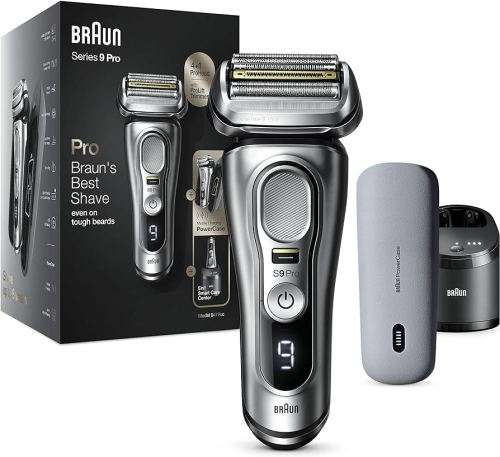 Braun Electric Razor for Men, Waterproof Foil Shaver, Series 9 Pro 9477cc, Wet & Dry Shave- NEW