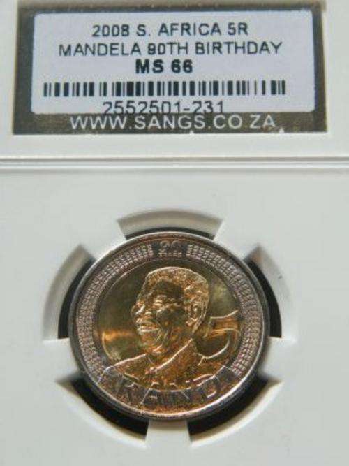 50 x Higly Graded 2008 Mandela MS66
