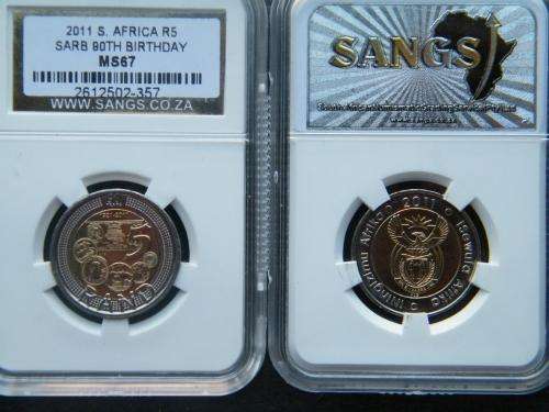 2011 SARB 90th Anniversary R5 graded MS67 - 5 @@@ R1 start