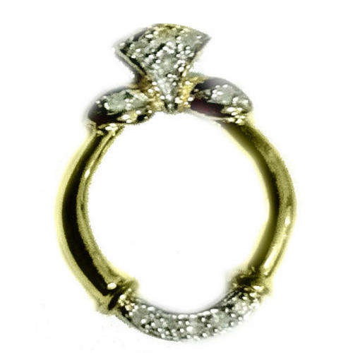 100% REAL, SOLID 10KT YELLOW GOLD NATURAL DIAMONDS PENDANT