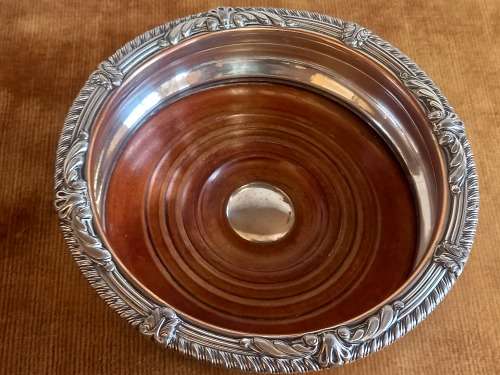 Silver Plated Wine Bottle Coaster