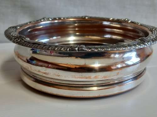 Silver Plated Wine Bottle Coaster