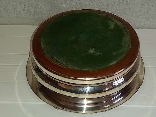 Silver Plated Wine Bottle Coaster