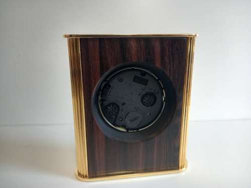 Mikimoto International Wooden Desk Clock