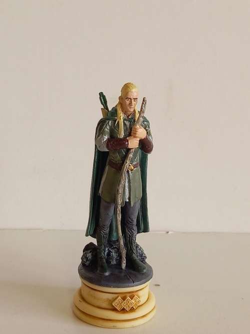 Lord Of The Rings chess piece Legolas white Bishop OI080 MMVI Eaglemoss