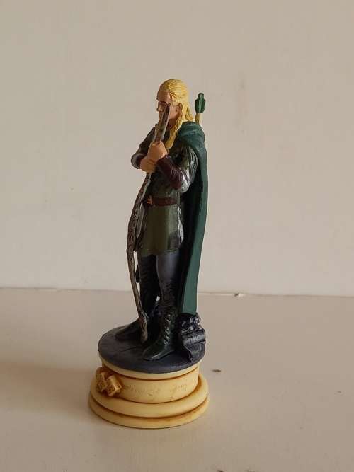 Lord Of The Rings chess piece Legolas white Bishop OI080 MMVI Eaglemoss