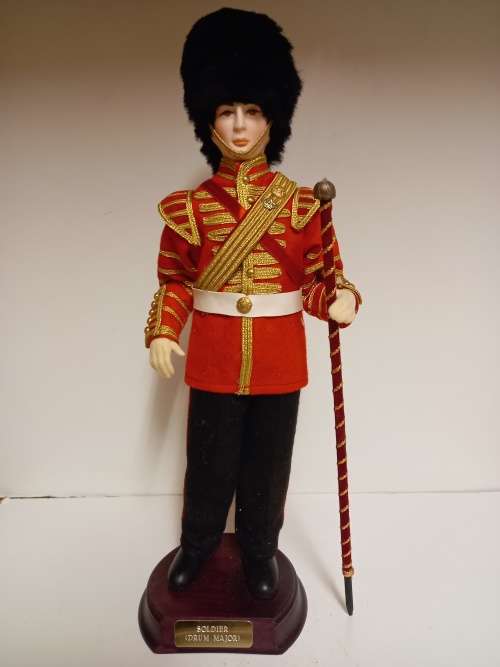 La Belle Hand Painted Queens Guard Porcelain Doll