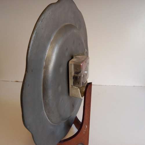Pewter Wall Clock - German