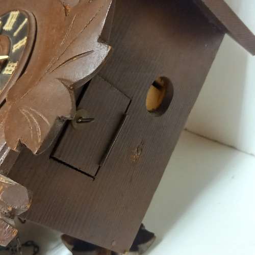 Vintage German Cuckoo Clock by Hubert Herr  Triberg Germany