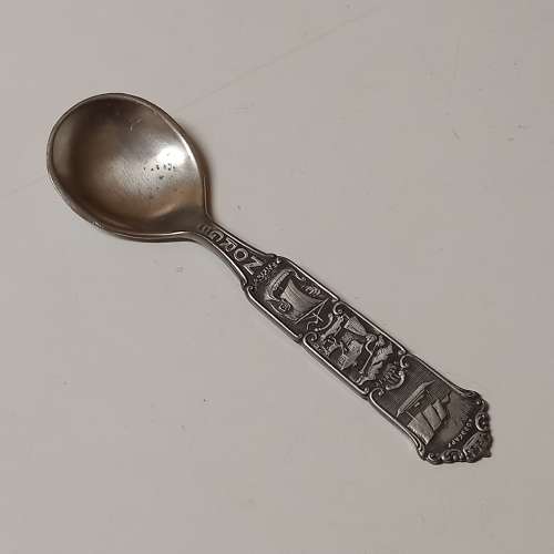 Vintage Nordkapp H. TINN Souvenir Spoon Norway Viking