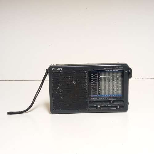 Vintage Philips D1875 12 Band World Receiver Portable Radio