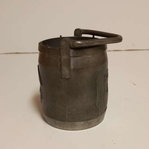 VINTAGE ASN BAVARIA ZINN PEWTER GLÜCK AUF MINI BUCKET