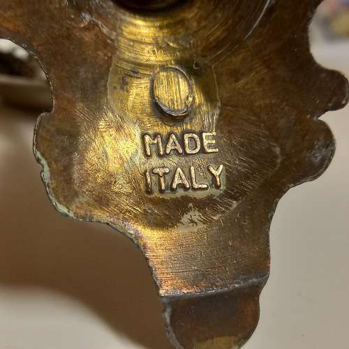 Vintage Metal Scale of Justice  Made in Italy