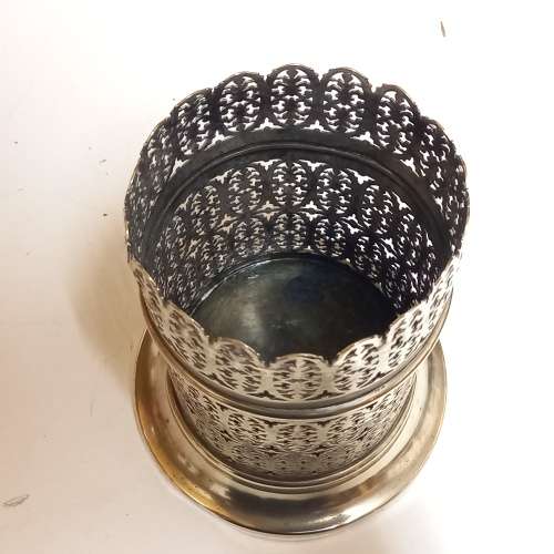 Elegant Vintage Mappin and Webb Princess Plate Wine Bottle Coaster