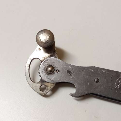 VINTAGE GERMAN WEHRMACHT AR EMINENT SOLINGEN WWII MILITARY FIELD TIN CAN OPENER