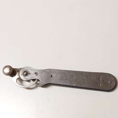 VINTAGE GERMAN WEHRMACHT AR EMINENT SOLINGEN WWII MILITARY FIELD TIN CAN OPENER