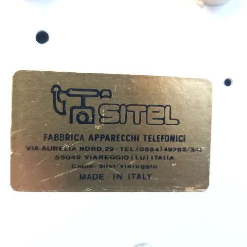 SITEL VINTAGE RARE ITALIAN ROTARY DIAL TELEPHONE