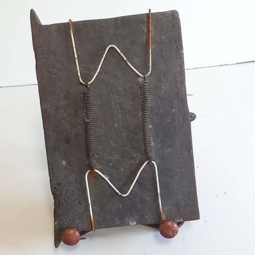 African Art Metal Stove Door Wall Ornament