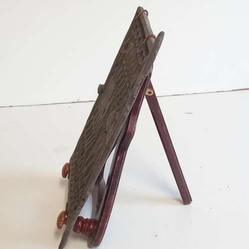 African Art Metal Stove Door Wall Ornament