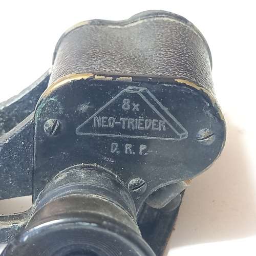 WW1 Era C.P. Goerz Berlin Neo-Trieder Binoculars 8x