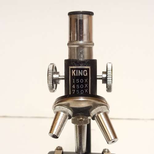 King 750X AK Vintage Microscope  Made in Japan