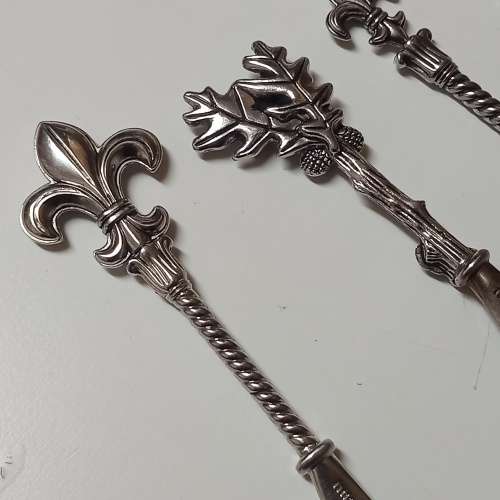 Mudpie Functional Art Cheese Forks and Spreader set