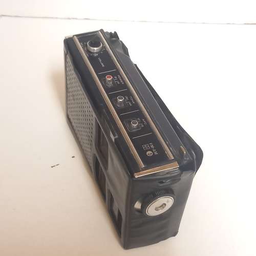 Vintage National Panasonic Model RF-4833 Portable Radio in Protective Cover