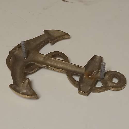 BRASS NAVAL ANCHOR WALL ORNAMENT