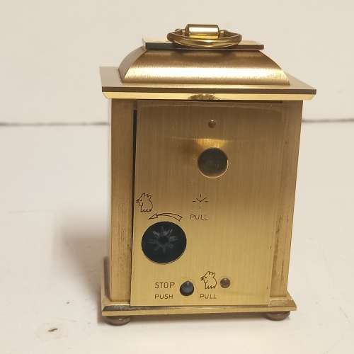 SWIZA TEMPEST FUGIT SWISS MANTEL CLOCK BOXED - WORKS