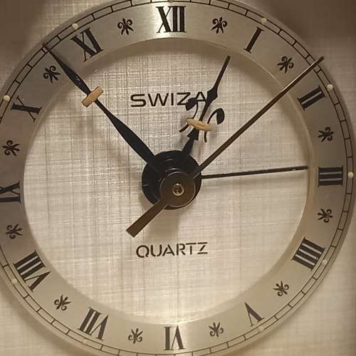 SWIZA TEMPEST FUGIT SWISS MANTEL CLOCK BOXED - WORKS