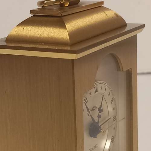 SWIZA TEMPEST FUGIT SWISS MANTEL CLOCK BOXED - WORKS