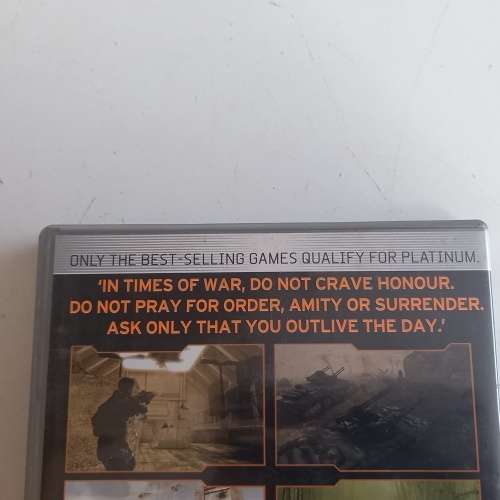 KILLZONE PLATINUM PLAYSTATION2 GAME
