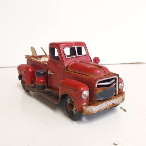 VINTAGE TIN PLATE SURFER PICKUP TRUCK