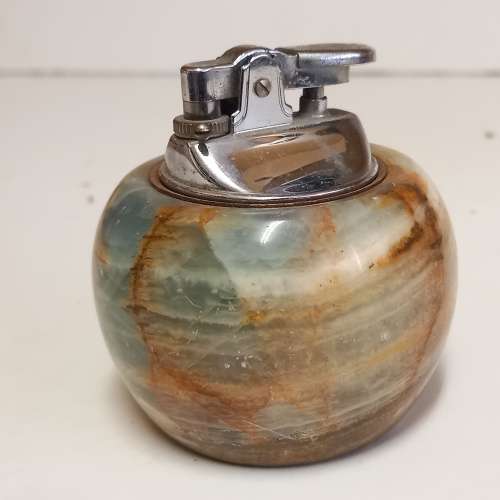 BANDED ONYX LIQUID FUEL LIGHTER