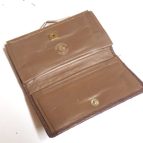 VINTAGE KRUGER NATIONAL PARK OSTRICH LEATHER PURSE