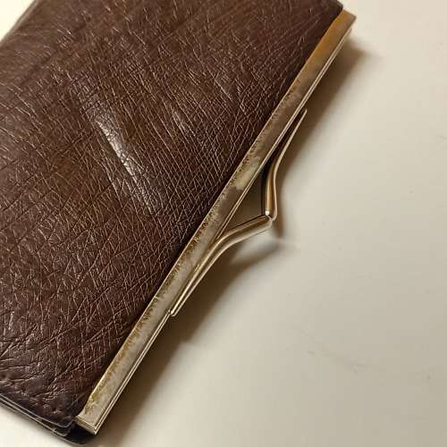 VINTAGE KRUGER NATIONAL PARK OSTRICH LEATHER PURSE