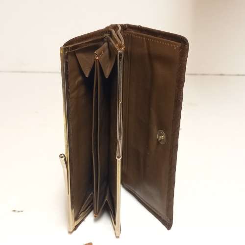 VINTAGE KRUGER NATIONAL PARK OSTRICH LEATHER PURSE