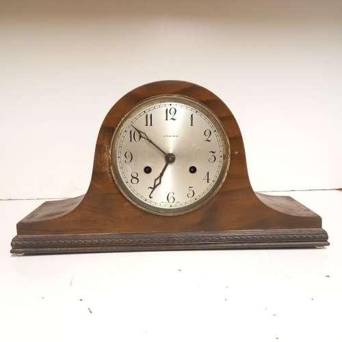 PERIVALE L.PINK and CO VINTAGE MANTEL CLOCK BRITISH MADE - WORKS