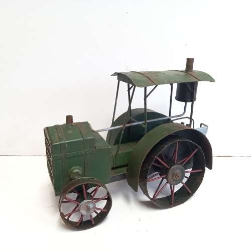 VINTAGE TIN PLATE TRACTOR