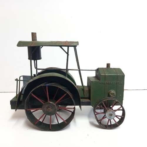 VINTAGE TIN PLATE TRACTOR