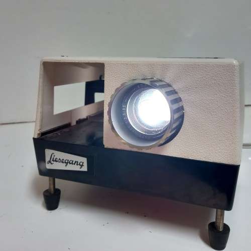 1960s LIESEGANG FAN TYPE 12J VINTAGE WORKING SLIDE PROJECTOR - WEST GERMANY