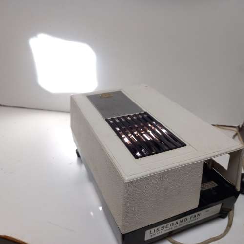 1960s LIESEGANG FAN TYPE 12J VINTAGE WORKING SLIDE PROJECTOR - WEST GERMANY