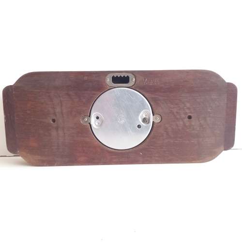 VINTAGE LUFFT BAROMETER, HYGROMETER AND THERMOMETER IN HARD WOOD WEATHERSTATION  MADE IN GERMANY