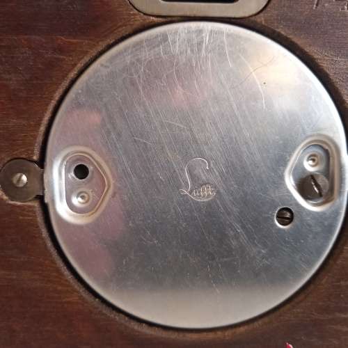 VINTAGE LUFFT BAROMETER, HYGROMETER AND THERMOMETER IN HARD WOOD WEATHERSTATION  MADE IN GERMANY